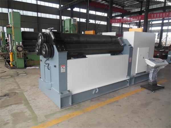 W11Y Hydraulic 3-Roll Symmetrical Rolling Machine (cylinder underneath)