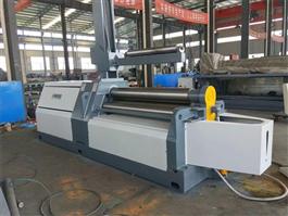 Planetary swing guiding CNC four roller plate rolling machine