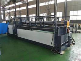 Diagonal slide way CNC four roller plate rolling machine